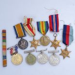 2 First World War medals to 28521 Ptd H E Hudson, Oxfordshire and Buckinghamshire Regiment, and