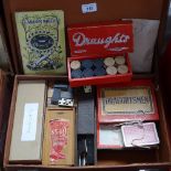 Case containing games, book etc