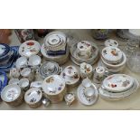 A large quantity of Royal Worcester Evesham pattern dinnerware, dishes, casseroles, a tureen etc