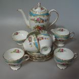 Foley China coffee service in "Windsor" pattern