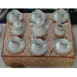 A Continental child's porcelain tea service, circa 1930s, with original box