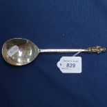 A large silver Apostle spoon engraved Sancte Ivliane, length 20cm