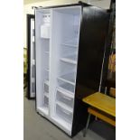 A Daewoo American fridge freezer, model FRA-U21PCB, W100cm