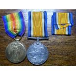 2 World War I medals to J.66886 J D French.A.B.R.N. 1914/18