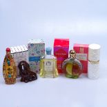 A box of Vintage perfumes and eau de colognes