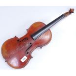 An early violin body for restoration