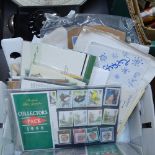 Various stamp albums and Mint British decimal stamps