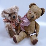 A Bearwood bear and a Vintage teddy bear, 16"