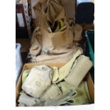 Army kitbag, US bottle, holster etc