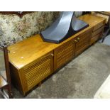 A mid-century low teak sideboard, by A.H. Mcintosh & Company Limited, L200cm