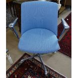 A Polo swivel chair by LD Seating, with maker's labels