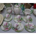 1930s Royal Albert coffee set in Foxglove pattern