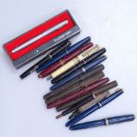 Parker and other fountain pens