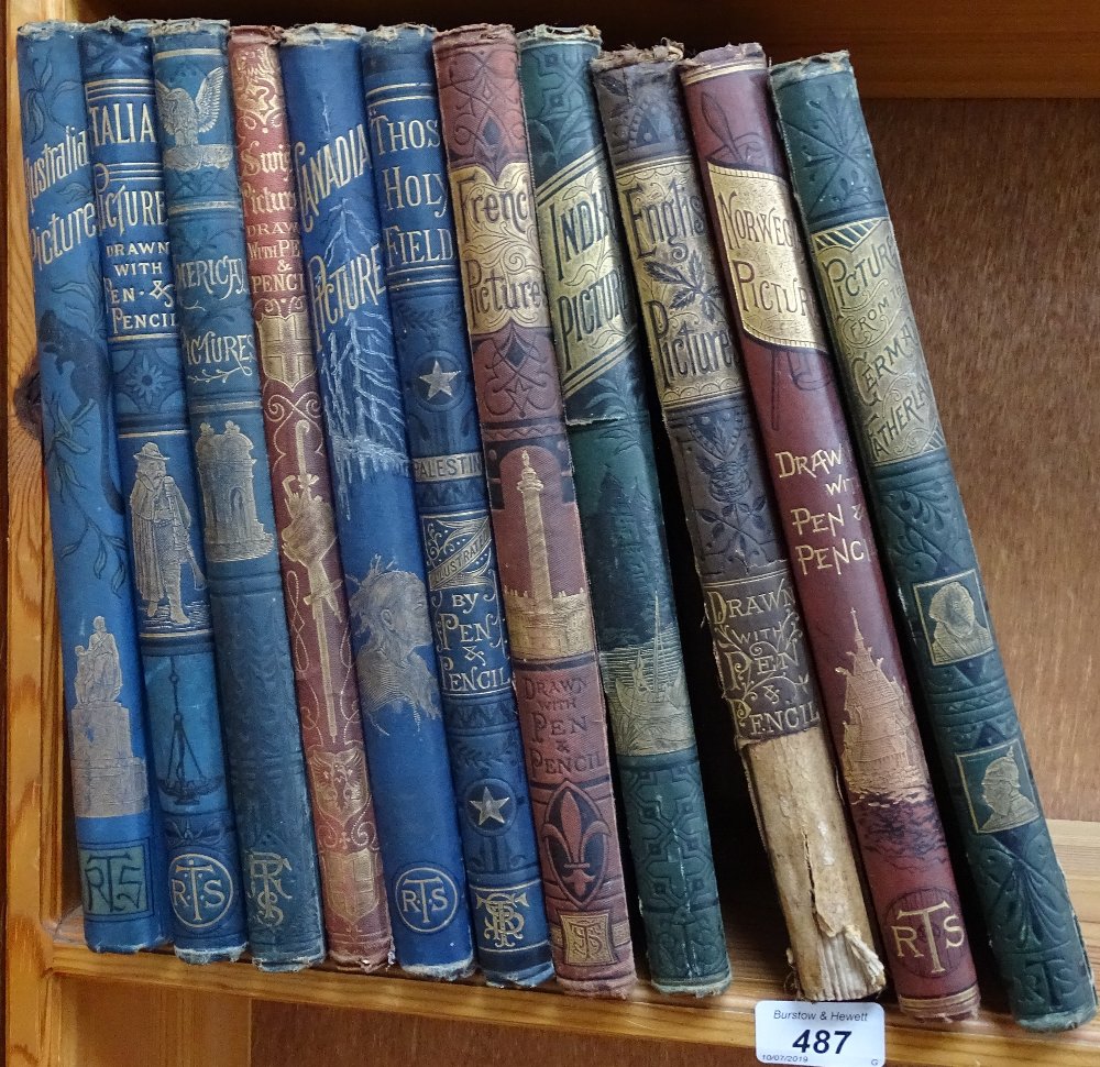 Early travel books, including Canada and Norway