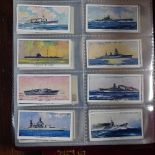 2 albums of various cigarette cards