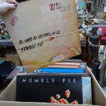 A box of Vintage LPs
