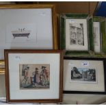 A collection of prints and engravings