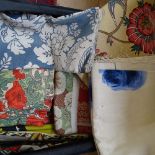 A quantity of designer upholstery fabrics