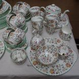 Minton "Haddon Hall" tea service for 12 people etc