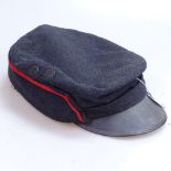 A British railwayman's peaked cap