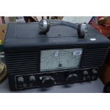 An Eddystone radio with headphones