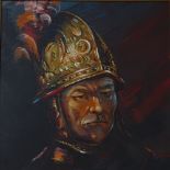 Pairman, oil on canvas, the Spanish soldier, framed