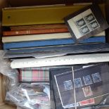 Various stamp albums etc