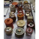 A collection of Vintage honey pots
