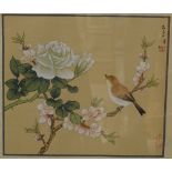 A collection of watercolours, Oriental prints and pictures