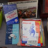 A collection of Vintage sporting programmes, including 1967 Cup Final