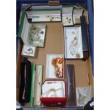 A collection of Irish silver and gold plated jewellery, boxed, by JC Walsh & Sons Ltd Dublin, and