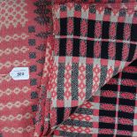 2 Welsh wool throws