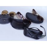 Designer sunglasses, including Ray Ban and Rodenstock