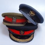 3 British military caps