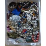 A large quantity of modern costume jewellery