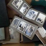 Vintage postcard and photograph albums