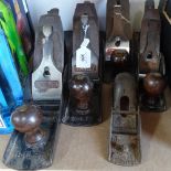 5 various Stanley/Bailey carpentry planes
