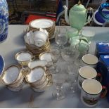 Boxed Spode hunting mugs, glasses, coffeeware and teaware