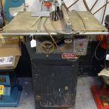 A workshop table saw by Sutton, GWO
