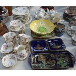 Victorian tea set, sandwich set, tea for two set etc