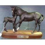 Royal Doulton Black Beauty and foal group