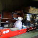 Boxes, watches, costume jewellery, vases etc