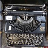 An Imperial Good Companion Model T portable typewriter with case, and an Olivetti Lettera 22