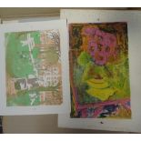 Alan Robinson (Canadian - born 1915), folder of screen prints circa 1960s, some signed in pencil (6)