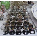 A suite of lustre glasses