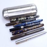 Various Vintage fountain pens