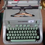 Circa 1960s, Hermes 3000 typewriter with case