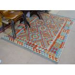 A vegetable dyed wool Choli Kilim rug, 191cm x 150cm