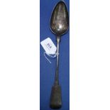 A George IV silver Fiddle pattern gravy spoon, by George Ferris, hallmarks Exeter 1820, length 31cm,