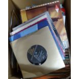 A boxful of 45 rpm records